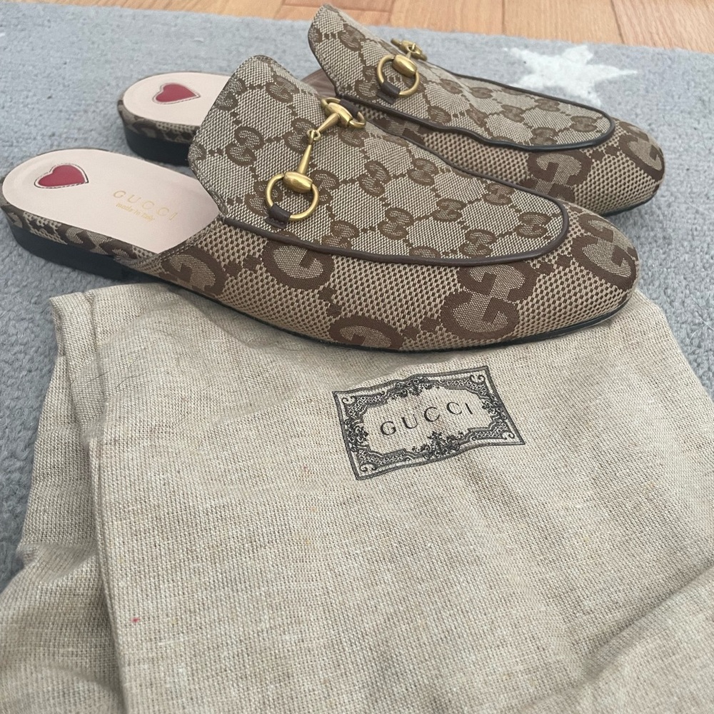 Gucci Jumbo GG Princetown Slipper size 39